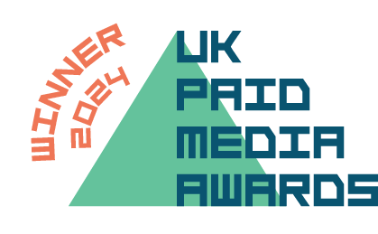 UK Paid Media Awards Winner Badge 2024
